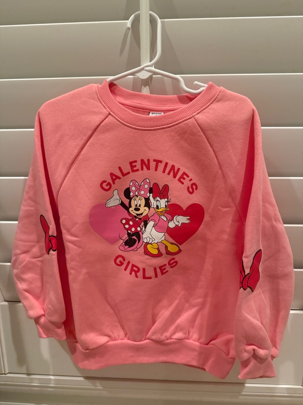 Disney Pink Minnie & Daisy 'Galentine' Graphic Sweatshirt